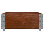 Pallet Collar Brown 100x50 cm Solid Wood Pine