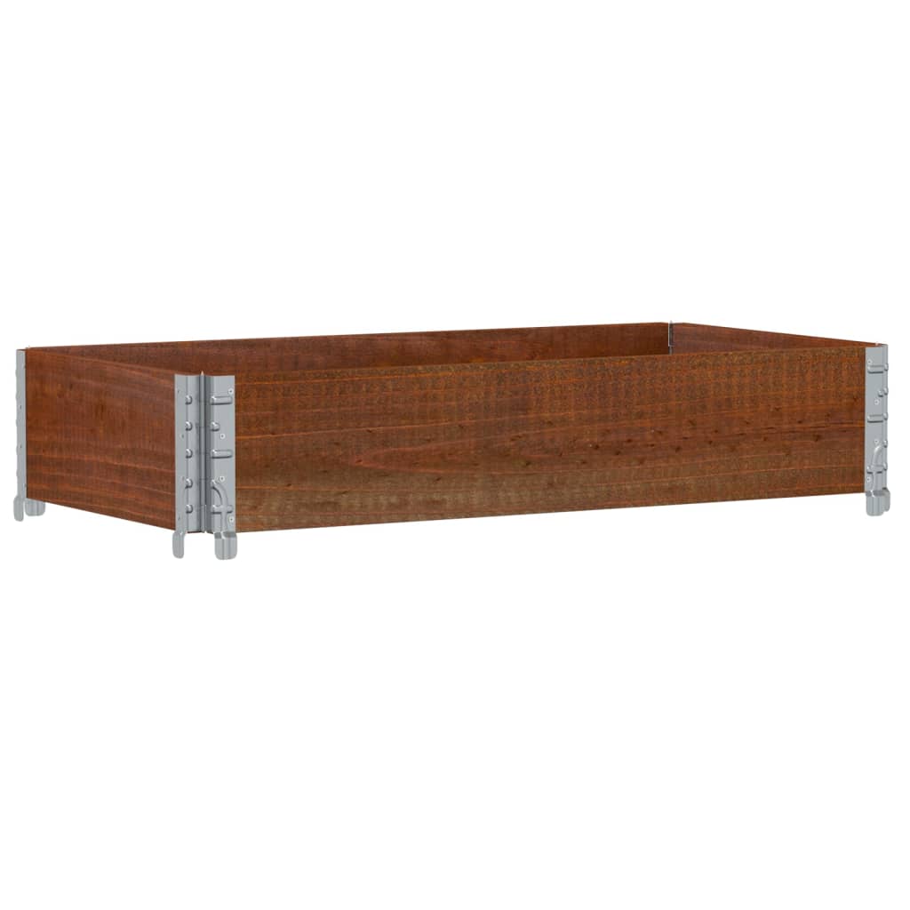Pallet Collar Brown 100x50 cm Solid Wood Pine
