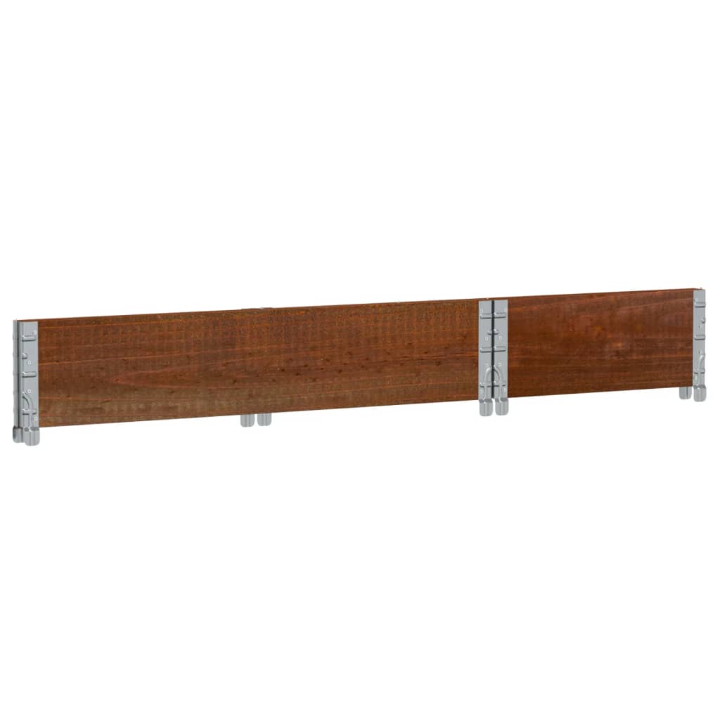 Pallet Collar Brown 100x50 cm Solid Wood Pine
