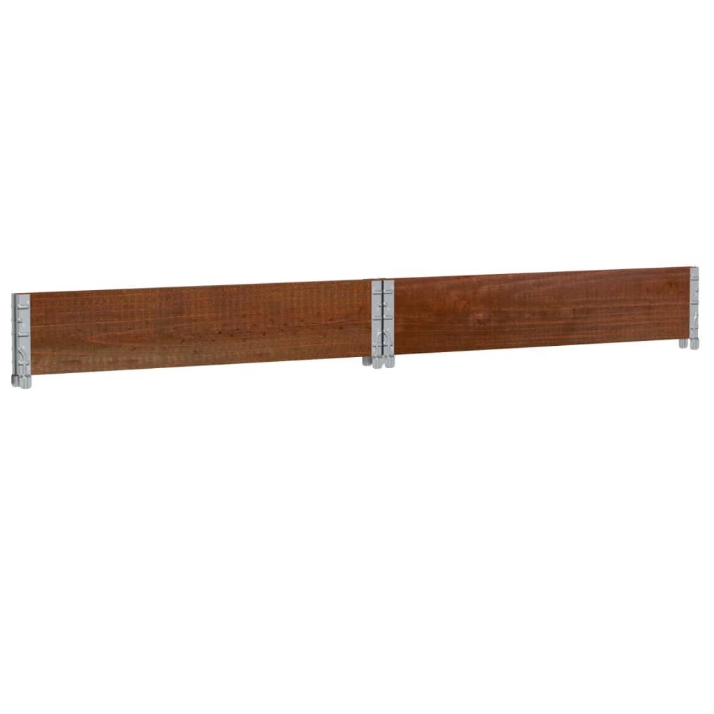 Pallet Collar Brown 100x100 cm Solid Wood Pine