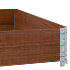 Pallet Collar Brown 100x100 cm Solid Wood Pine