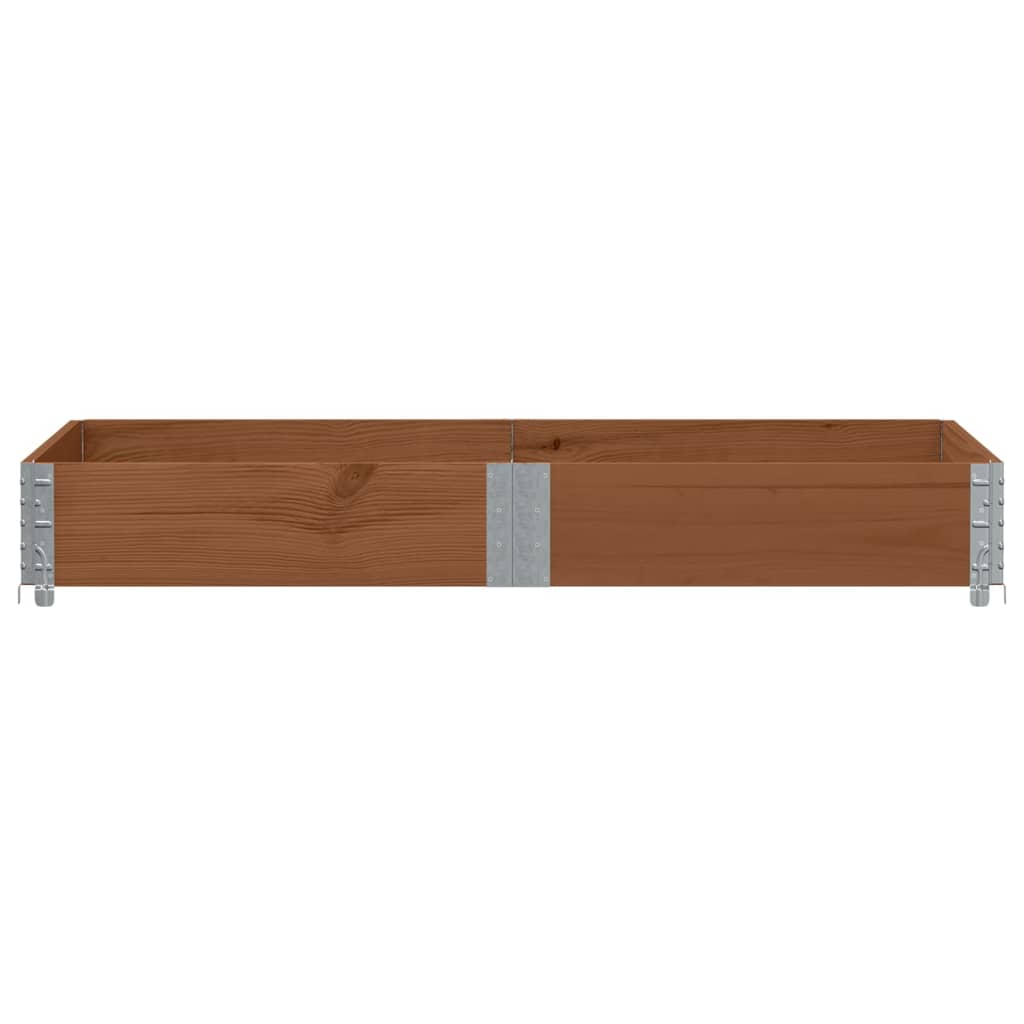 Pallet Collar Brown 150x100 cm Solid Wood Pine