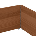 Pallet Collars 2 pcs Brown 150x100 cm Solid Wood Pine