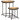 2 Piece Side Table Set Solid Wood Mango