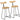 Bar Stools 2 pcs 49x43x88 cm Solid Wood Mango