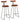 Bar Stools 2 pcs 49x43x103 cm Solid Wood Mango