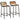 Bar Stools 2 pcs 46x35.5x80 cm Solid Wood Reclaimed