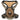 Dog Harness with Lead & Collar Adjustable Brown M