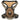 Dog Harness with Lead & Collar Adjustable Brown L