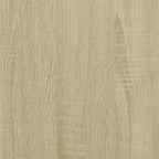 2 Piece Bathroom Furniture Set Sonoma Oak Engineered Wood