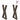 Dining Table Legs 2 pcs Natural Steel 60x(72-73.3) cm Steel