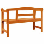 Outdoor Bench Brown 119 x 44 x 76 cm Solid Pine Wood
