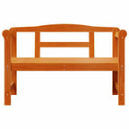 Outdoor Bench Brown 119 x 44 x 76 cm Solid Pine Wood