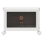 Stackable Storage Box with Wheels 28 L 48.5x29.5x33 cm