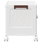 Stackable Storage Box with Wheels 28 L 48.5x29.5x33 cm
