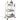 Storage Trolley 3-Tier Transparent 37x28x68 cm Acrylic