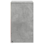 Bedside Cabinets with LED Lights 2 pcs Concrete Grey Engineered Wood