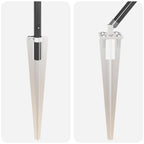 Fence Post 52 pcs Grey 3.2 x 3.2 x 185 cm