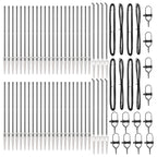 Fence Post 52 pcs Grey 3.2 x 3.2 x 185 cm