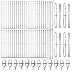 Fence Post 52 pcs Grey 3.2 x 3.2 x 110 cm