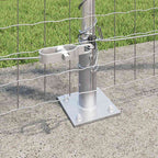 Fence Post 52 pcs Grey 3.2 x 3.2 x 68.5 cm