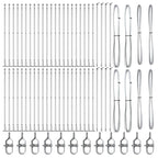 Fence Post 52 pcs Grey 3.2 x 3.2 x 68.5 cm