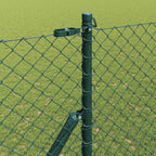 Fence Post Green 10 x 1.6 m (40 x 40 mm mesh) Steel and PVC
