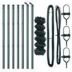 Fence Post Green 10 x 0.4 m (60 x 60 mm mesh) Steel and PVC