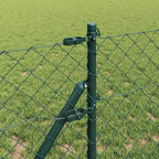 Fence Post Green 10 x 0.8 m (60 x 60 mm mesh) Steel and PVC