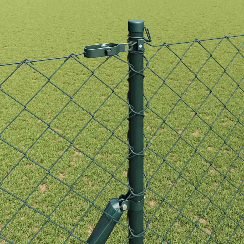 Fence Post Green 10 x 1.6 m (60 x 60 mm mesh) Steel and PVC