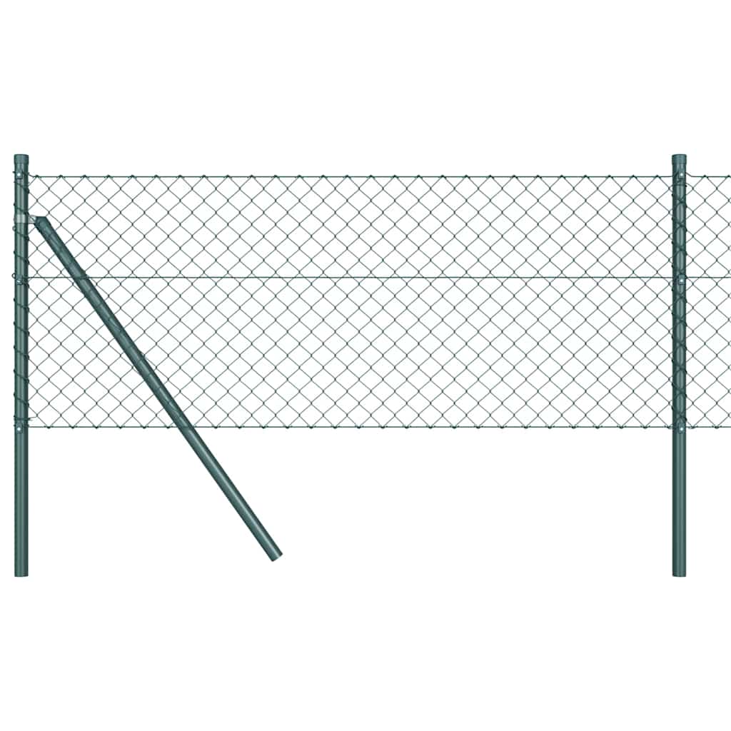 Fence Post Green 25 x 0.4 m (40 x 40 mm mesh) Steel and PVC