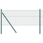 Fence Post Green 25 x 0.6 m (40 x 40 mm mesh) Steel and PVC