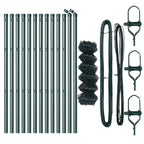 Fence Post Green 25 x 0.6 m (40 x 40 mm mesh) Steel and PVC