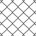 Fence Post Grey 10 x 1.5 m (60 x 60 mm mesh) Steel and PVC