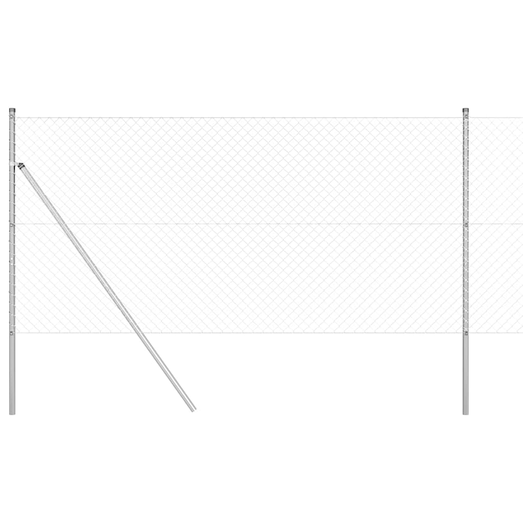 Fence Post Silver 10 x 1.2 m (40 x 40 mm mesh) Steel