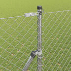 Fence Post Silver 10 x 1.5 m (40 x 40 mm mesh) Steel