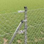 Fence Post Silver 25 x 0.8 m (40 x 40 mm mesh) Steel