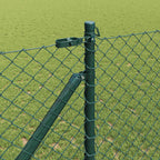 Fence Post Green 10 x 1 m (40 x 40 mm mesh) Steel and PVC