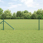 Fence Post Green 10 x 0.4 m (60 x 60 mm mesh) Steel and PVC
