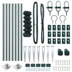 Fence Post Green 10 x 0.6 m (60 x 60 mm mesh) Steel and PVC