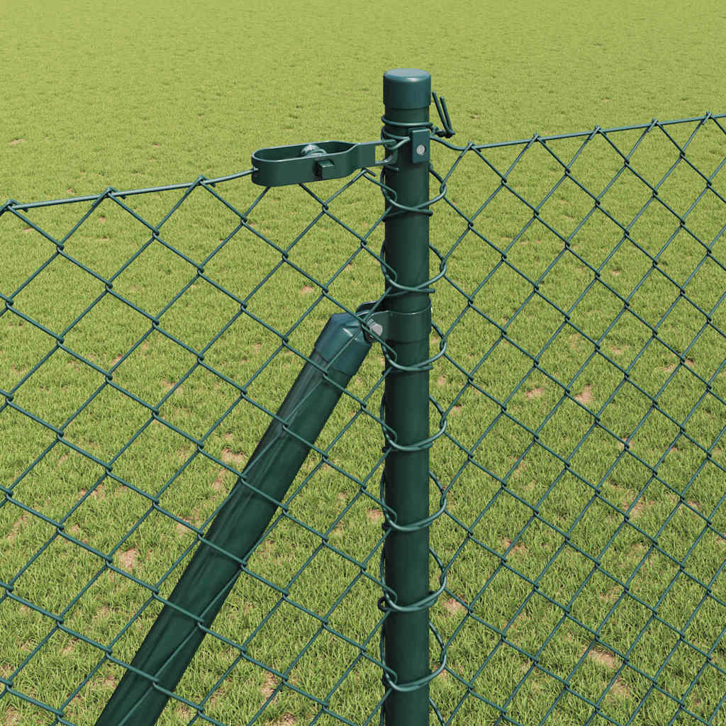 Fence Post Green 10 x 1.5 m (60 x 60 mm mesh) Steel and PVC