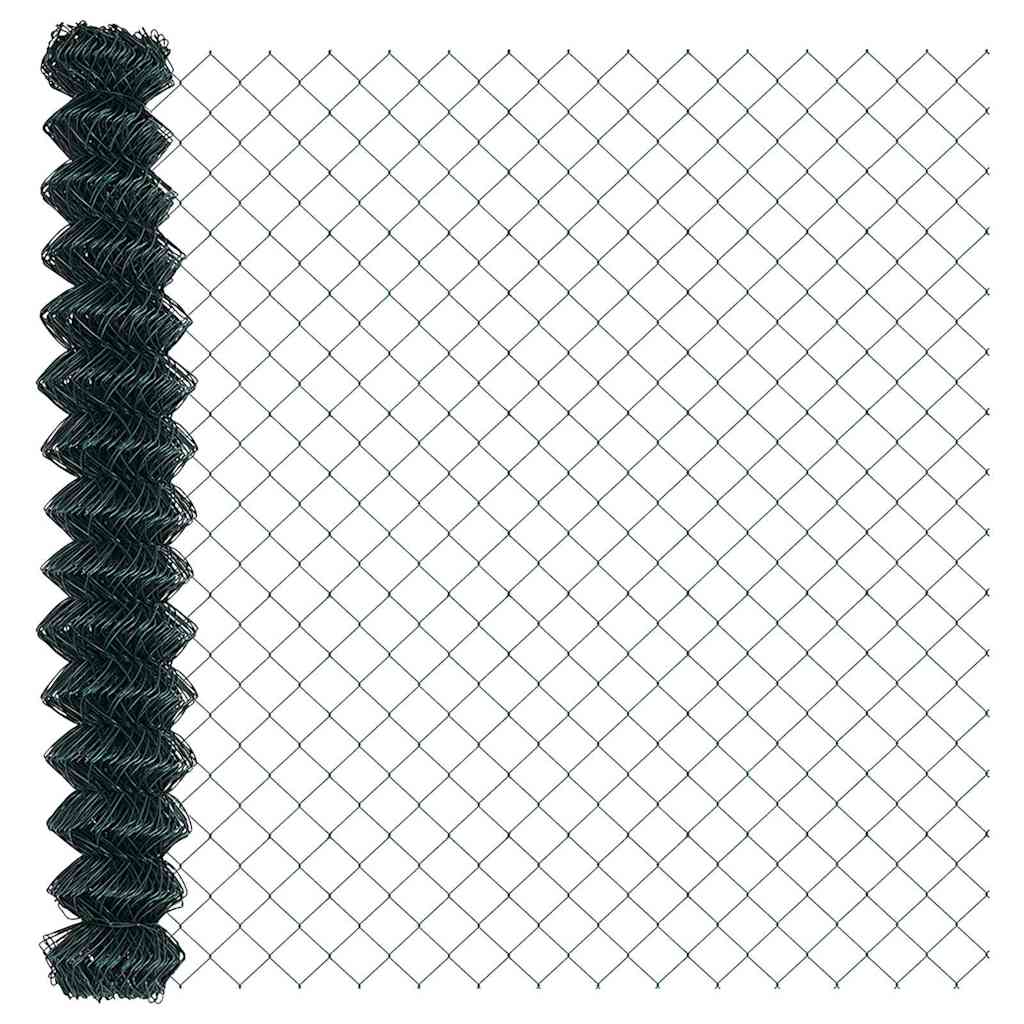Fence Post Green 10 x 1.5 m (60 x 60 mm mesh) Steel and PVC