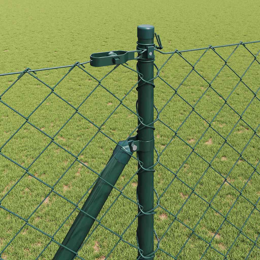 Fence Post Green 10 x 1.6 m (60 x 60 mm mesh) Steel and PVC