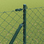 Fence Post Green 10 x 1.6 m (60 x 60 mm mesh) Steel and PVC