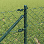 Fence Post Green 25 x 0.8 m (40 x 40 mm mesh) Steel and PVC