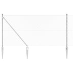 Fence Post Silver 10 x 1 m (40 x 40 mm mesh) Steel