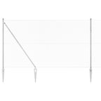 Fence Post Silver 10 x 1.5 m (40 x 40 mm mesh) Steel