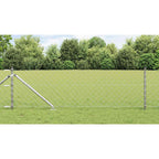 Fence Post Silver 25 x 0.8 m (60 x 60 mm mesh) Steel