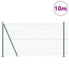 Fence Post Green 10 x 1.2 m (60 x 60 mm mesh) Steel and PVC