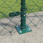 Fence Post Green 10 x 1.6 m (60 x 60 mm mesh) Steel and PVC